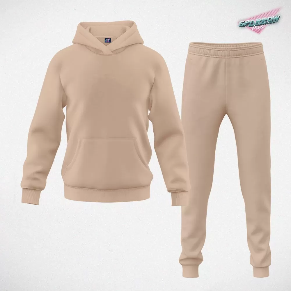 Duks sa kapuljačom i donji deo slim fit - muski
