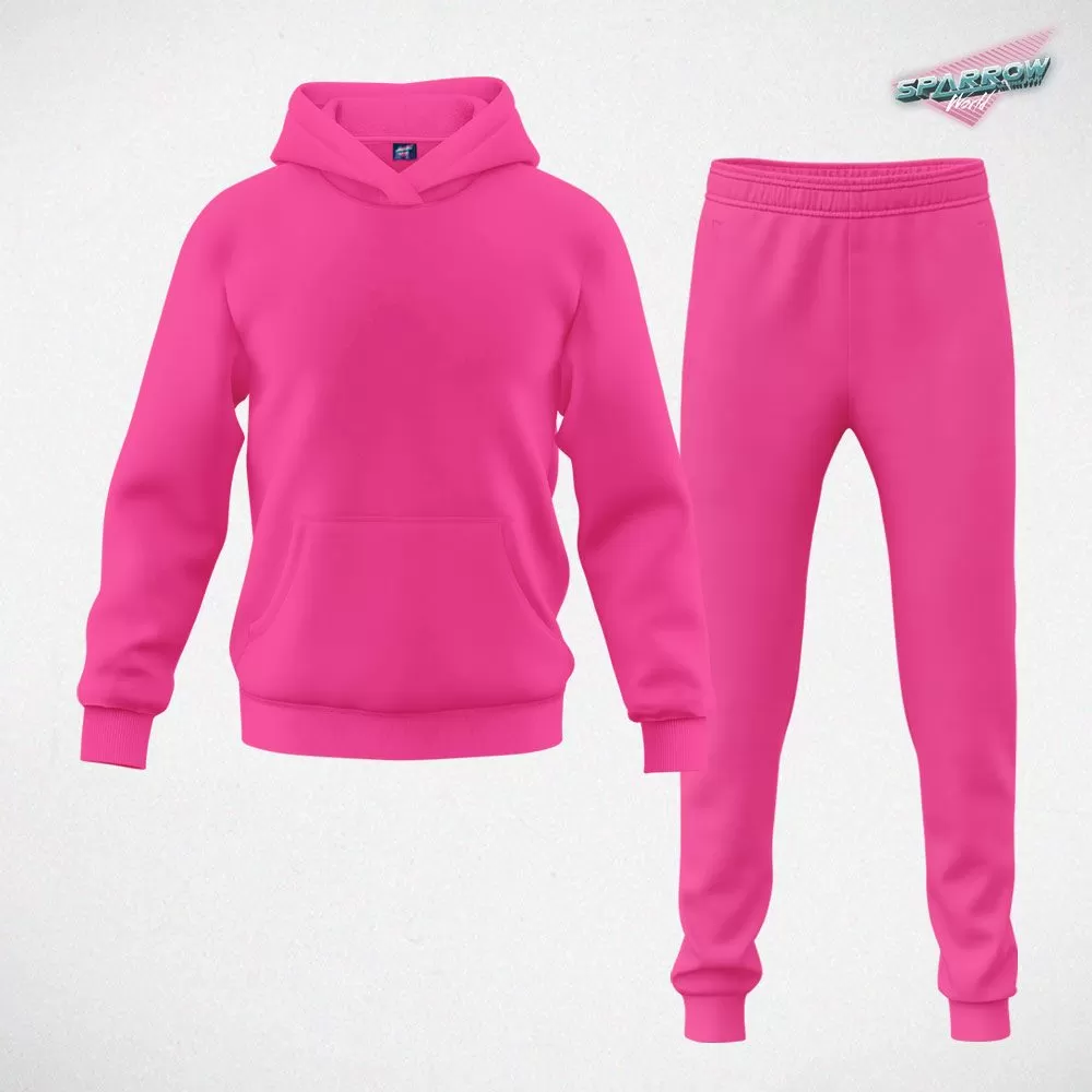 Duks sa kapuljačom i donji deo slim fit - muski