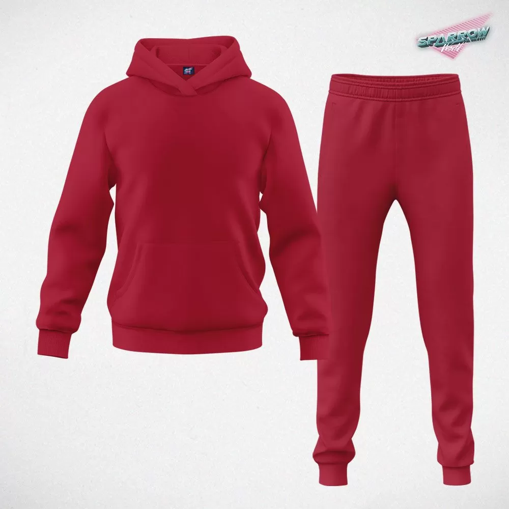 Duks sa kapuljačom i donji deo slim fit - muski