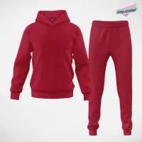Duks sa kapuljačom i donji deo slim fit - muski