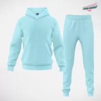 Duks sa kapuljačom i donji deo slim fit - muski