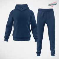 Duks sa kapuljačom i donji deo slim fit - muski