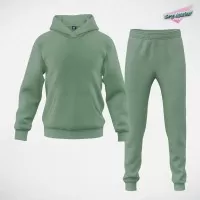 Duks sa kapuljačom i donji deo slim fit - muski
