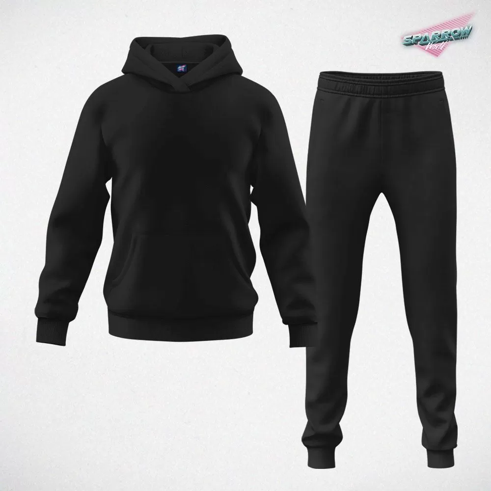 Duks sa kapuljačom i donji deo slim fit - muski