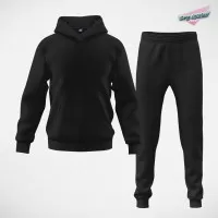Duks sa kapuljačom i donji deo slim fit - muski