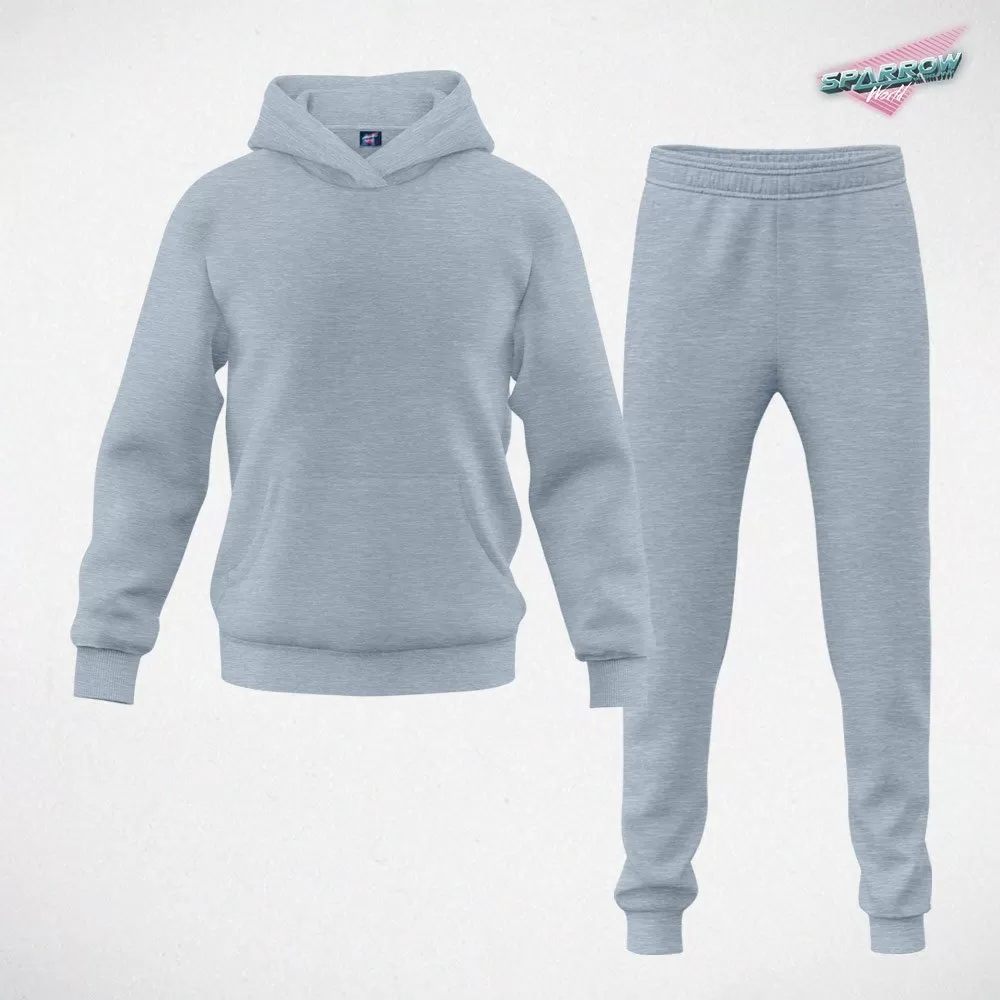 Duks sa kapuljačom i donji deo slim fit - muski