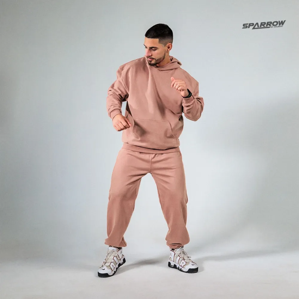 Duks sa kapuljačom oversize i donji deo oversize - muski