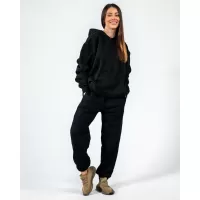 Duks sa kapuljačom oversize i donji deo oversize - zenski