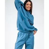 Duks sa kapuljačom oversize i donji deo oversize - zenski