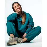 Duks sa kapuljačom oversize i donji deo oversize - zenski