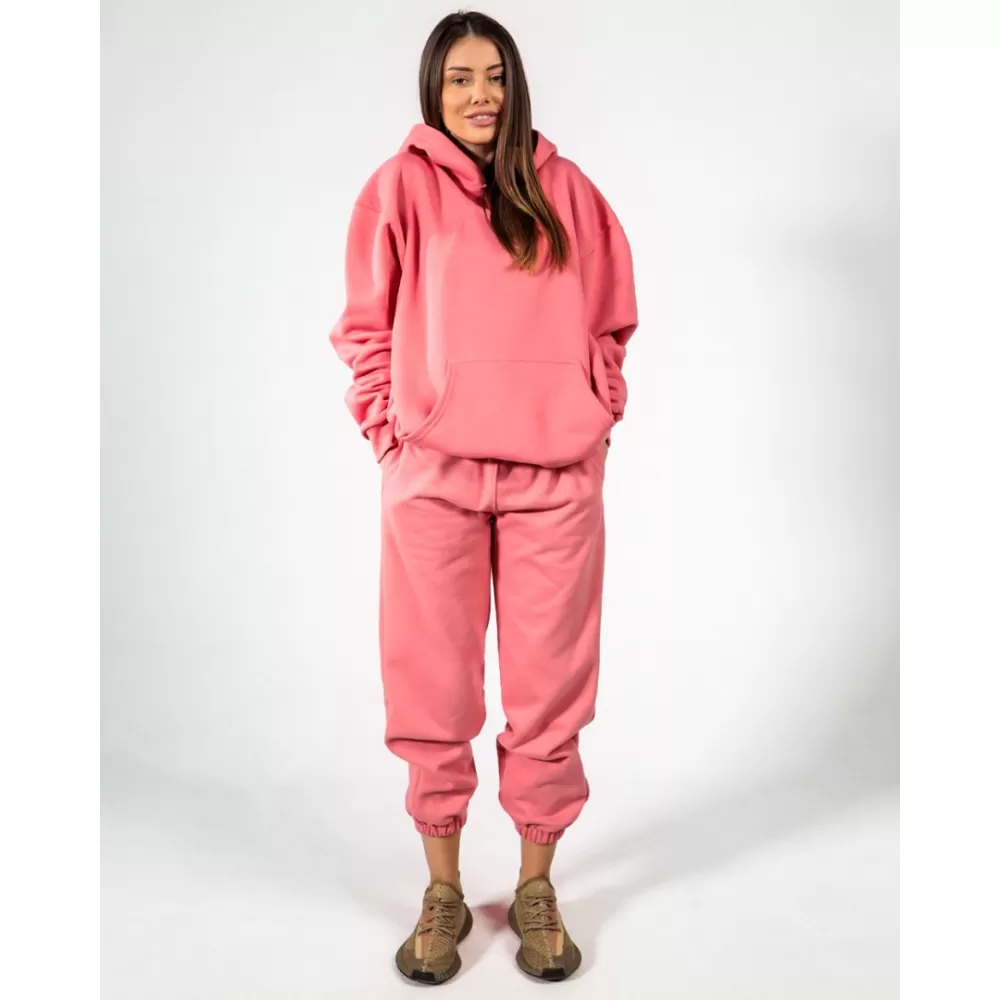 Duks sa kapuljačom oversize i donji deo oversize - zenski