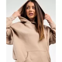 Duks sa kapuljačom oversize i donji deo oversize - zenski