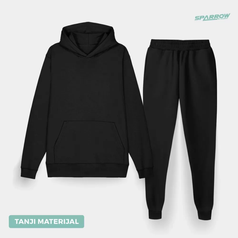 Duks sa kapuljačom i donji deo slim fit - muški ( tanji materijal )