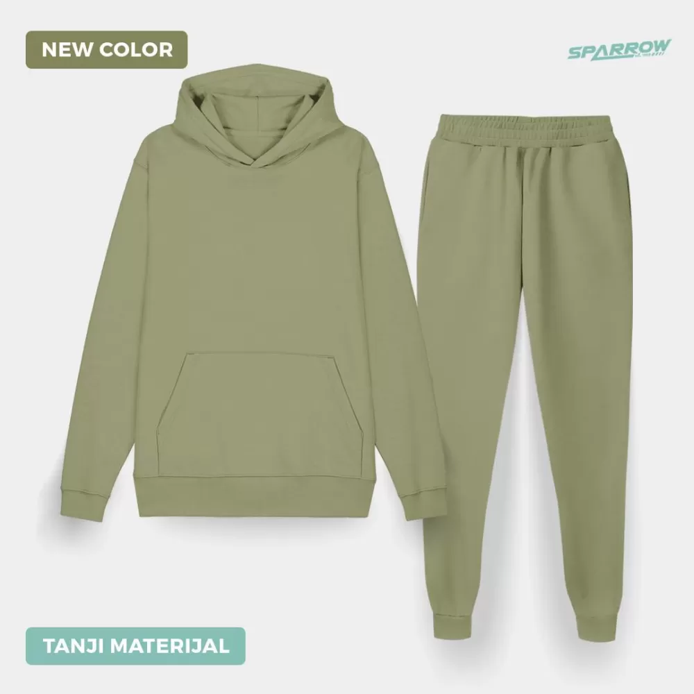 Duks sa kapuljačom i donji deo slim fit - muški ( tanji materijal )