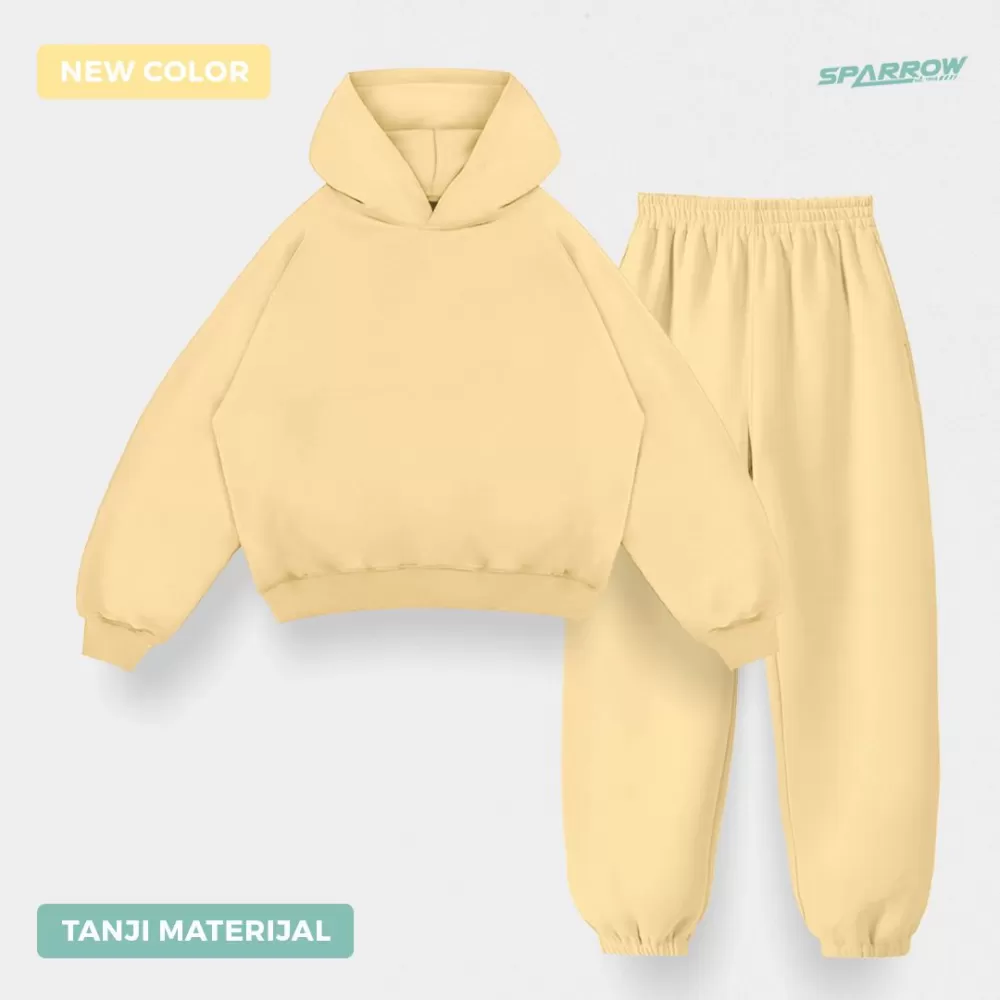 Duks sa kapuljačom oversize i donji deo oversize - muški ( tanji materijal )