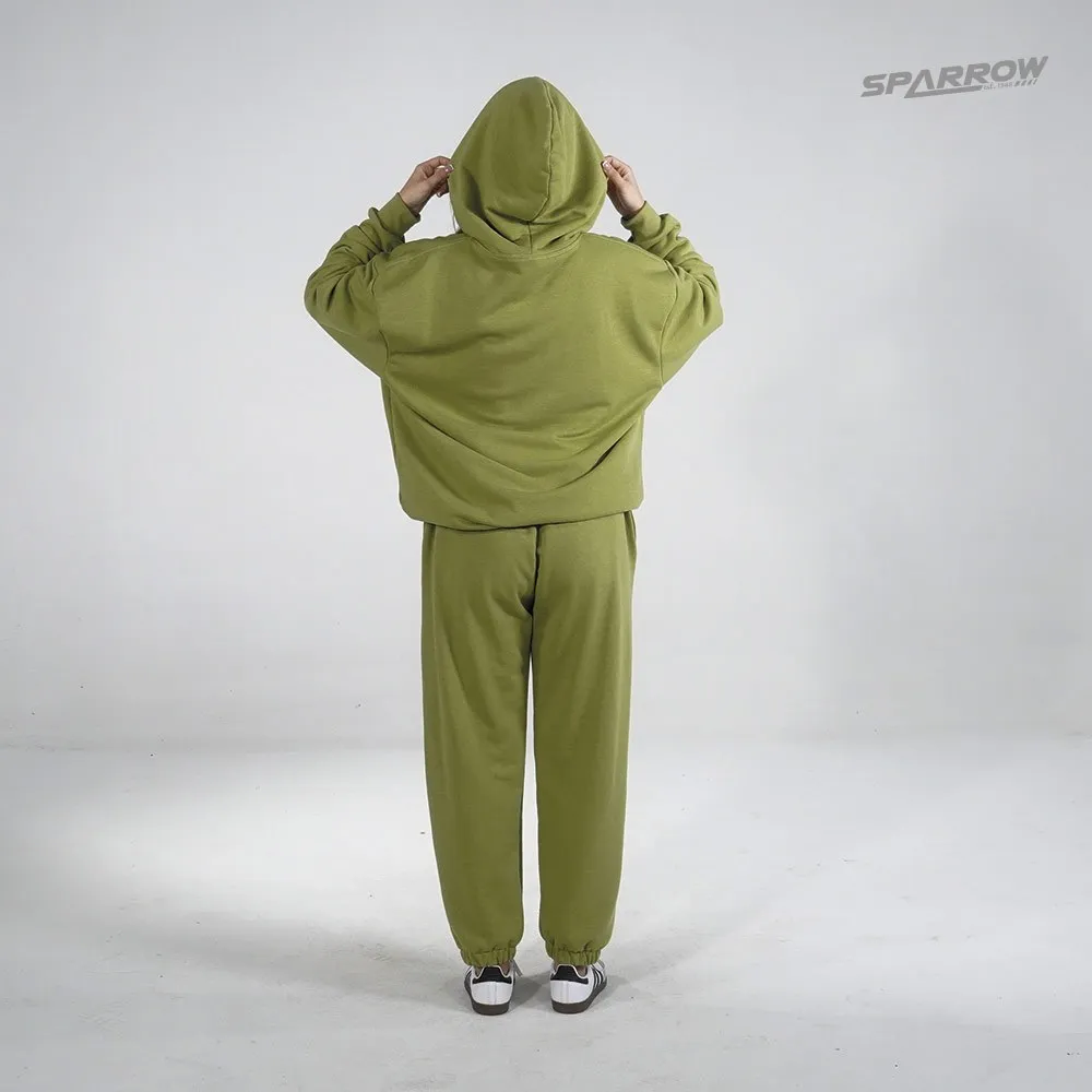 Duks sa kapuljačom oversize i donji deo oversize - ženski  ( tanji materijal )